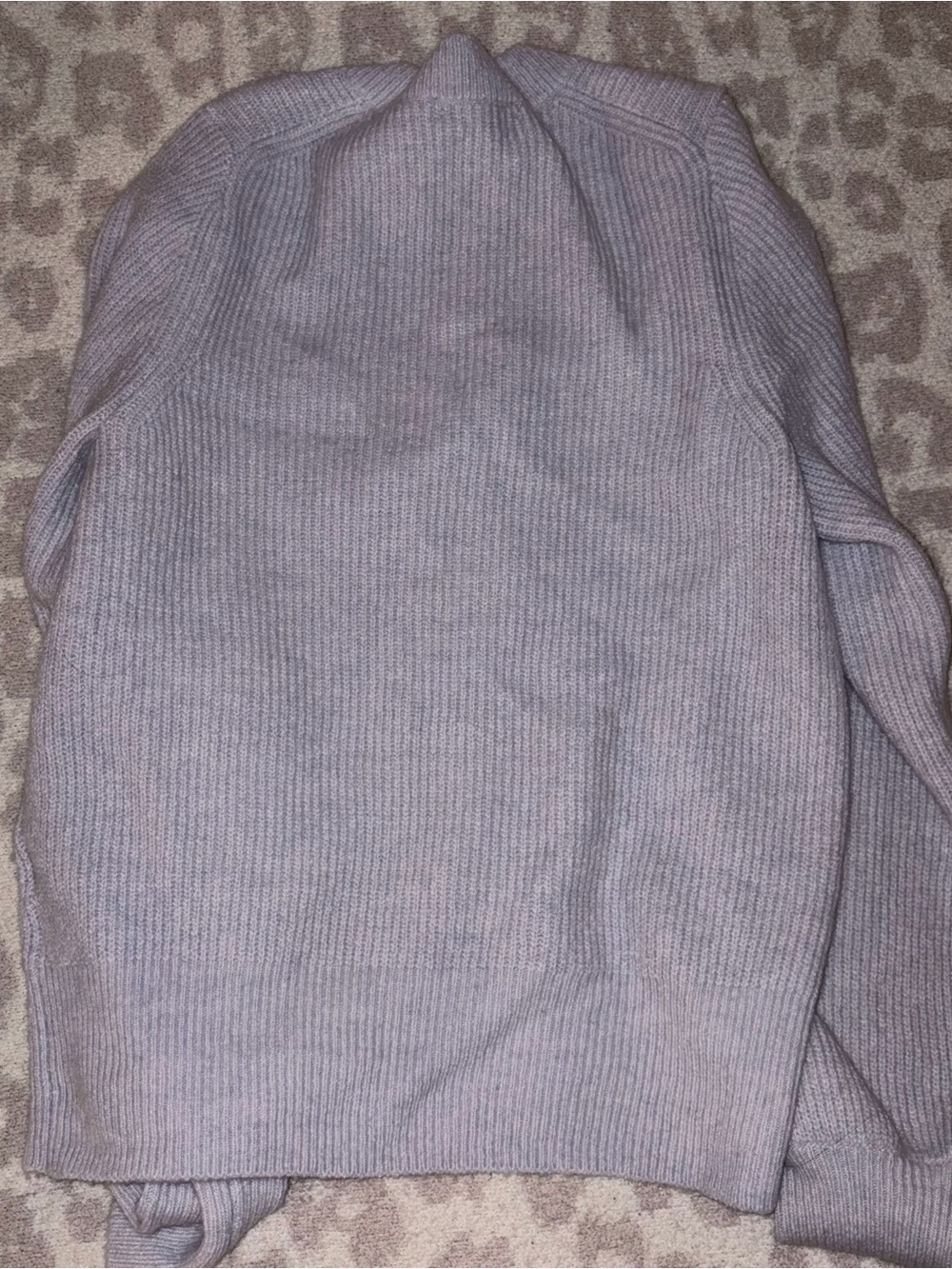 Madewell Melwood Square Neck Sweater Heather Hyacinth M - Picture 5 of 5